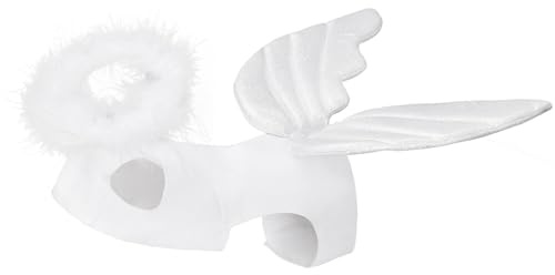 Ali d'angelo per cani, costume da angelo per cani, Set costumi di Halloween per animali domestici, Costume di Halloween per animali domestici, ali di cani, ali di fata per cani, leggero per gatti