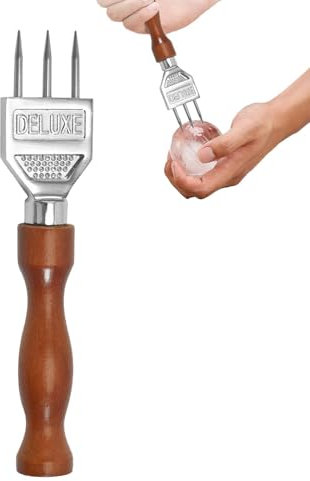 Tritaghiaccio a denti, rompighiaccio a 3 denti, Strumento rompighiaccio per vino, Strumenti per bar e cocktail, strumento per da intaglio, robusto strumento da cucina per casa, ristorante, cuc
