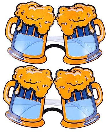 Alipis Vasos De Cerveza De Vidrio Resistentes Y Artesanales Divertidos Disfraces De Fiesta Para Eventos Rave Y Festivales