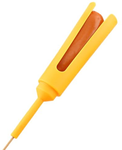 Brochettes pour hot-dog, brochettes de viande et support pour hot-dog, accessoire de cuisine multifonction pour barbecue, camping, jardin et activités de plein air, avec une manipulation facile