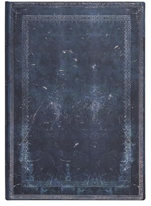 Carnet de croquis Paperblanks Encre Bleue Grand 112p.: Hardcover, 200 gsm, ribbon marker, memento pouch, elastic closure, acid & chlorine free paper