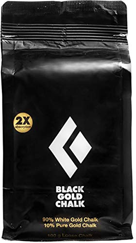 Black Diamond Black Gold Loose Chalk for Rock Climbing and Grip, 100g