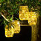 SUNACE 4 Stück Solarlampen für Außen - 30 LED Solar Laterne Hängend Solarlampions Außen Wetterfest Solar Lichterkette Aussen Gartendeko Laternen für Draußen Patio Balkon Garten Baum