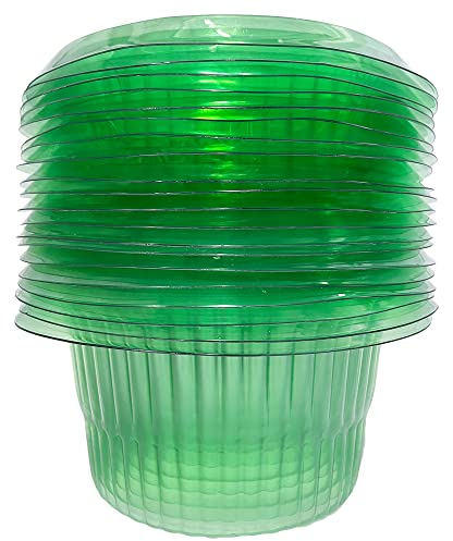 Smaxcn Pack of 20 Snail Collar Plastic Snail Protection Rings, Snail Fence Garden, Snail Protection for Your Salad Plants and Cabbage