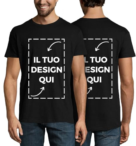 tostadora Maglietta Personalizzata Uomo Donna - Magliette Personalizzate Uomo Donna - Personalizza Tshirt Maglietta Personalizzabile Foto Texte - Tshirt con Stampa Scritta Frase Personalizzata