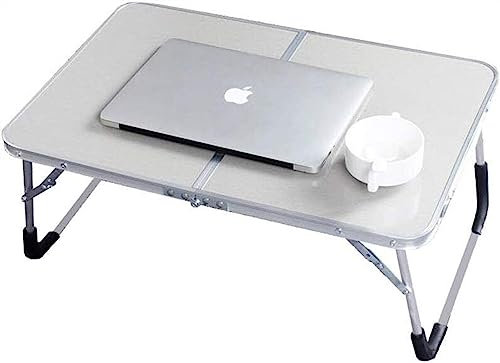 Laptop Säng Bord Skrivbord Vikbar frukostbricka Läshållare Aluminiumlegering