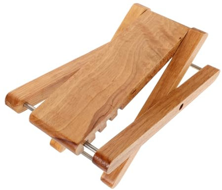 ibasenice Gitarrenpedal Aus Massivholz Toilettenstuhl Musikhocker Fußhocker Hocker Für Toilette Gitarrenstütze Badezimmerversorgung Gitarren-fußstützenhocker Toiletten-tritthocker Khaki
