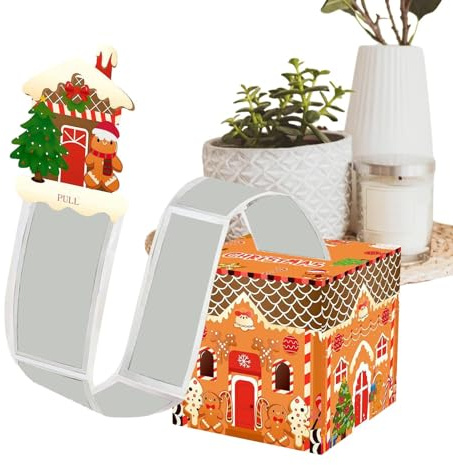 De Noël - Scatola per cassetto, Casa in pan di zenzero per disegnare soldi - per San Valentino Proposta Ragazzi Ragazze Adolescenti Amici Famiglia Donne Uomini