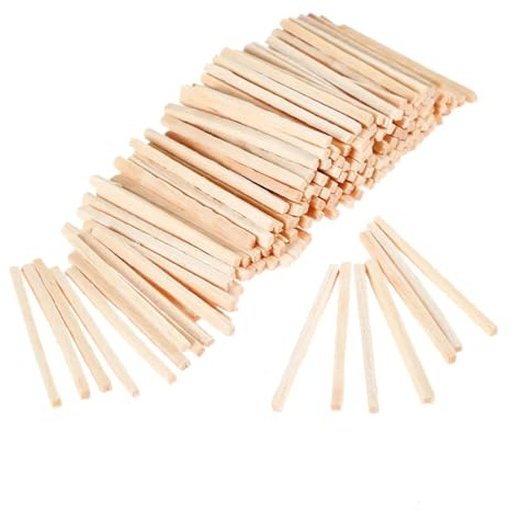Träpinnar, Träpinnar, 200 st, 42x2 mm, pysselstavar, DIY, matematikundervisningshjälpmedel, pedagogiska verktyg