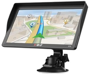 FJLKGDSP Navegador X10 GPS for Coche 9 Pulgadas camión 256M + 16GB Pantalla capacitiva navegador actualización Mapa transmisor FM Gratuito Tipo C