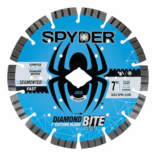 Spyder 14121 Mola da taglio segmentata per muratura, 7 pollici - Quantità 1