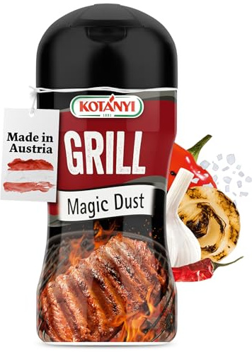KOTÁNYI Magic Dust Grillgewürz 80g - BBQ-Rub für jede Fleischsorte - Gewürzmischung zum Grillen - Marinade für Fleisch - 100% natürliche Zutaten - [Jetzt für die nächste Grillfeier bestellen!]