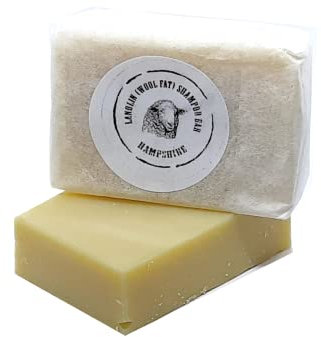 Pack of 3 bars. Lanolin Shampoo and conditioner bars. Lavender and eucalyptus essential oils. Made in Hampshire. Each bar is 90 g