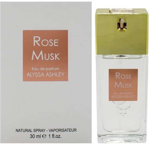 ALYSSA ASHLEY Rose Musk Eau De Parfum Spray, 30 ml