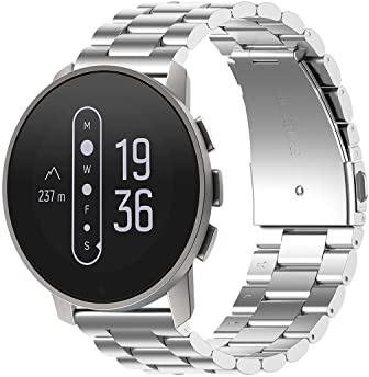 Chofit Metallbänder kompatibel mit Suunto 9 Peak Pro Armband, Edelstahl Ersatzbänder Business Armband für Suunto 9 Peak Pro/Suunto 9 Peak/Suunto 5 Peak