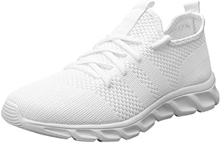 Generisch Chaussures de sport pour homme - Pour la salle de sport - Loisirs - Confortables - En maille - Avec lacets - Confortables et respirantes - Avec semelle souple - Pour le travail - Sportives