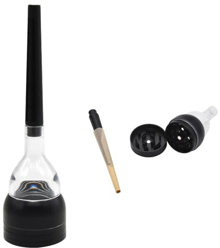 Joint Drehmaschine, Cone Roller mit Grinder, Drehhilfe Joint, Konische Drehmaschine den Gebrauch von Tabakwaren (schwarz)