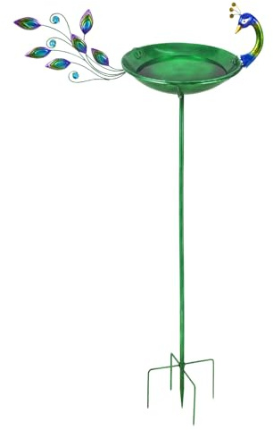 Duroecsain Bebederos para Aves Y Pájaros | Bebedero Resistente a la Intemperie con Diseño de Animales | Bebedero de Jardín A Prueba de Óxido | para Césped Jardín Patio Balcón Terraza Decoración De