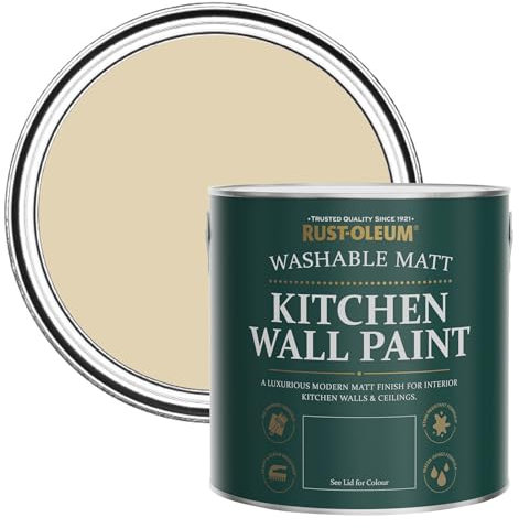 Rust-Oleum Beige Washable Kitchen Wall Paint in Matt Finish - Sandhaven 2.5L