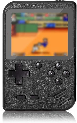 Console Portatile con Giochi Arcade | Mini Console di Giochi Retrò | 400 giochi in 1 | Portatile ogiochi Classici regalo natale | Super Console Retrò Game per Bambini e Adulti | NERO