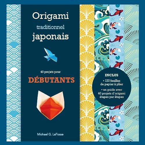 Origami traditionnel japonais - Débutants: Kit complet avec un livret et 120 feuilles