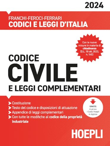 Codice civile e leggi complementari 2024. Con espansione online