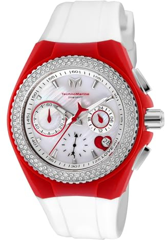 Technomarine Women's TM-117001 Cruise Analog Display Quartz Red Watch Set
