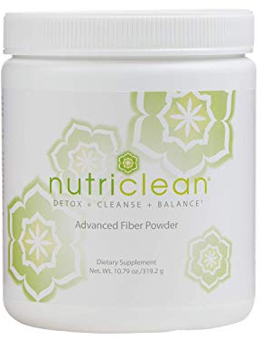 NutriClean Advanced Fiber Powder with Stevia - Prebiotic Inulin, Soluble Fiber & Probiotics for Digestive Health & Regularity, Drink Mix, 28 Servings