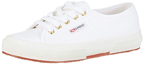 Superga 2750 Cotu Classic, Scarpe da ginnastica Unisex - Adulto, Bianco White Gold A15, 50 EU