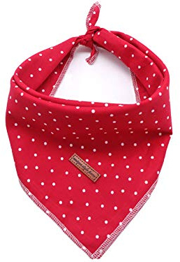 Unique Style Paws Dog Bandana Square Dog Scarf Dog Kerchief, Cotton Bibs Sarf for Small Medium Large Dogs Adjustable Dog Bandanas鈥?,X00187OZC1
