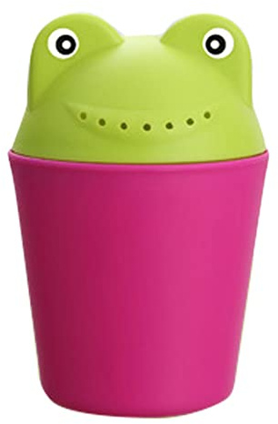 Surakey Vaso para lavar el pelo para bebés y niños, taza de lavado de dibujos animados, jarra, jarra, ducha, bañera, cascada, juguete, para lavar el cabello de los niños, ayuda para lavar el cabello