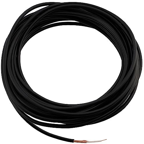 Aerzetix - C41087-5 m Cavo coassiale RG174 resistenza 50Ω - diametro 3mm - TV antenna schermo segnale audio satellitare radio frequenza video