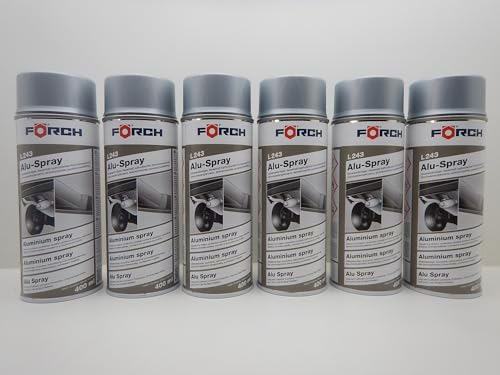 Förch 6x ALU SPRAY ALUMINIUMSPRAY L243 ROST KORROSIONSSCHUTZ ROST SCHUTZ 400ML