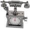 Amosfun Retro-Telefon Mit Wählscheibe Vintage-Telefon Ornament Abs-Material Dekoratives Telefon Für Die Inneneinrichtung
