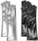 HDGSAFD 2 Paar Lackerhandschuhe, Stretchhandschuhe, Lange Fingerlose Handschuhe, Handschuhe Im Punk-Stil, Cosplay-Kostümzubehör