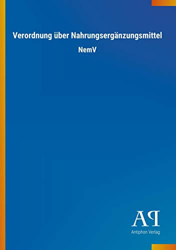 Verordnung über Nahrungsergänzungsmittel: NemV