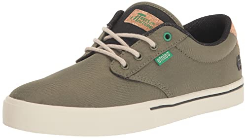 Etnies Men's Jameson 2 ECO X TFTF Skate Shoe, Olive, 6.5 UK