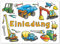 PICTALOO Einladungskarten Baustelle Kindergeburtstag 12er Set - Geburtstagseinladungen für Mädchen und Jungen bis 10 Jahre – Einladung Karte mit Bagger, LKW und Kran für Geburtstag Party