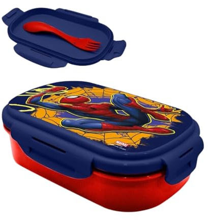 Spider-Man Contenitore per il pranzo con cucchiaio