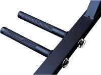 Generic Compact Power Rack Attachment Weight Plate Holder, Alloy Steel, Space-Saving, Squat Safety Bar, Parallel Bar Inserts