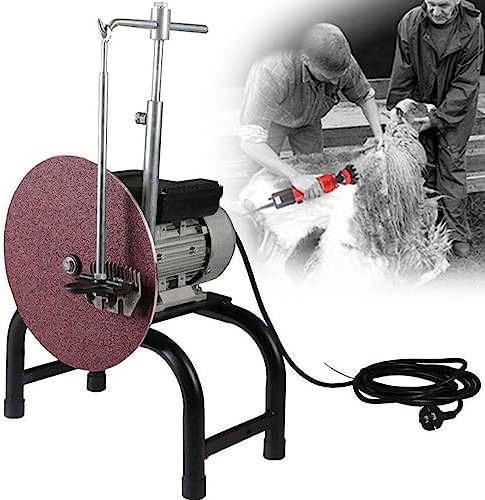 YANDDEA Máquina afiladora de Cuchillas eléctrica, afilador de Cuchillas de Tijera de Cabra de 480 W para esquila de ovejas y Cabras Tijeras cortadoras de Cuchillas Tijeras de Lana Tijeras de Lana