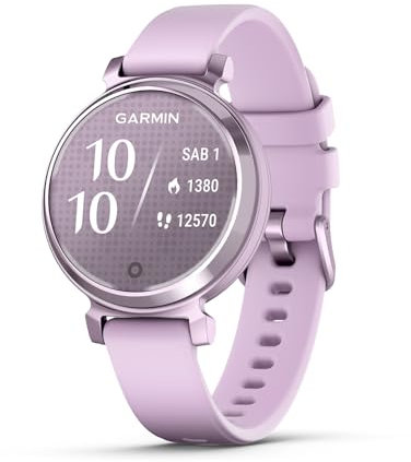 Garmin Lily 2, modische Smartwatch mit hochwertiger Lünette, Gesundheits- & Fitnessdaten für Frauen, 2,54cm Touchdisplay, Smart Notifications & bis zu 5 Tagen Akkulaufzeit, x (Generalüberholt)