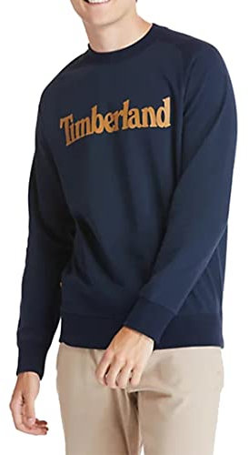 Timberland Oyster R BB Crew Sweat Herren Sweatshirt Pullover TB0A2C6H blau, Bekleidungsgröße:L