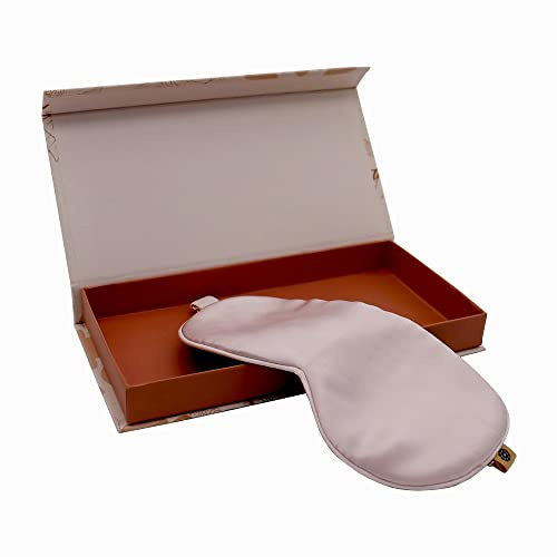 Silkesögonmask för sömn (rosenvatten)