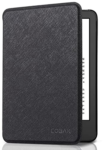 CoBak Case for All New 6 Inch Kindle 2024 and 2022 (11 Generation) - PU Leather Smart Cover, Auto Sleep and Wake, Premium Protective Case for Kindle Basic