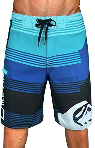 pvucpot Short de Plage Homme Maillot de Bain Shorty Séchage Rapide Maillot Surf Boardshort Homme Long Shorts de Sport Homme Hawaïen Short de Plage Imprimé