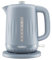 Kenwood Ripple Kettle ZJP06.000GY, Electric Kettle with 360° Swivel Base, Water Level Indicator, Cord Storage, Boil-Dry Protection, removable Filter, Capacity 1.5L, 3000W, Storm Blue Grey