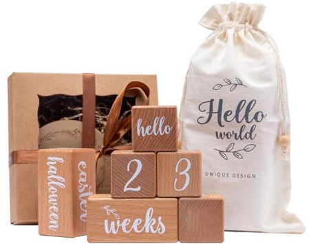 Pietre Miliari In Legno Blocchi Pietre Miliari Accessori Per Oggetti Scena Fotografie E Uso Decorativo La Casa Indicatori Crescita Mensile Bambini Cartelli In Legno