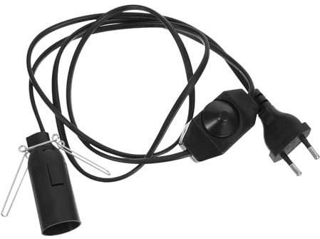 SILENRADAWN Douille E12 avec cordon - Kit de câblage pour variateur - Câble de remplacement pour lampes à cristaux de sel et luminaires originaux