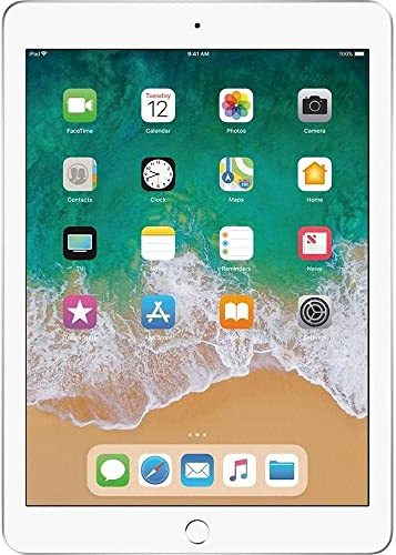 Apple iPad 9.7 (5th Gen) 32GB Wi-Fi - Silver (Renewed)